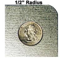 1/2" Radius